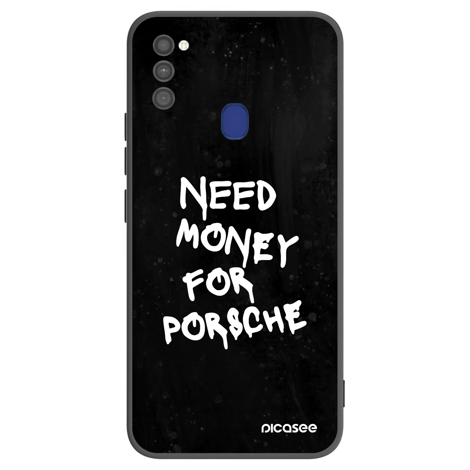 Picasee fekete szilikon tok az alábbi mobiltelefonokra Samsung Galaxy M21 M215F - Black Dollar