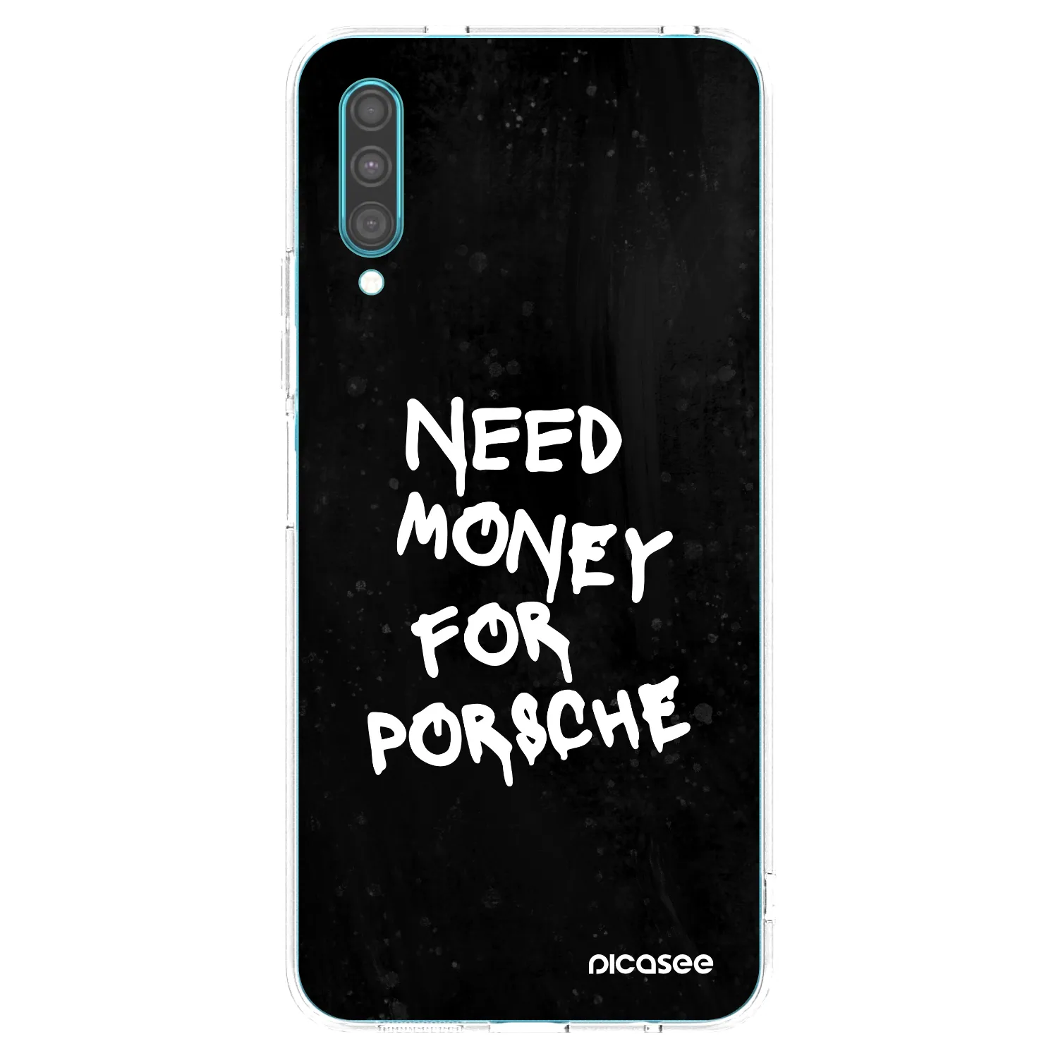Picasee átlátszó szilikon tok az alábbi mobiltelefonokra Samsung Galaxy A30s A307F - Black Dollar