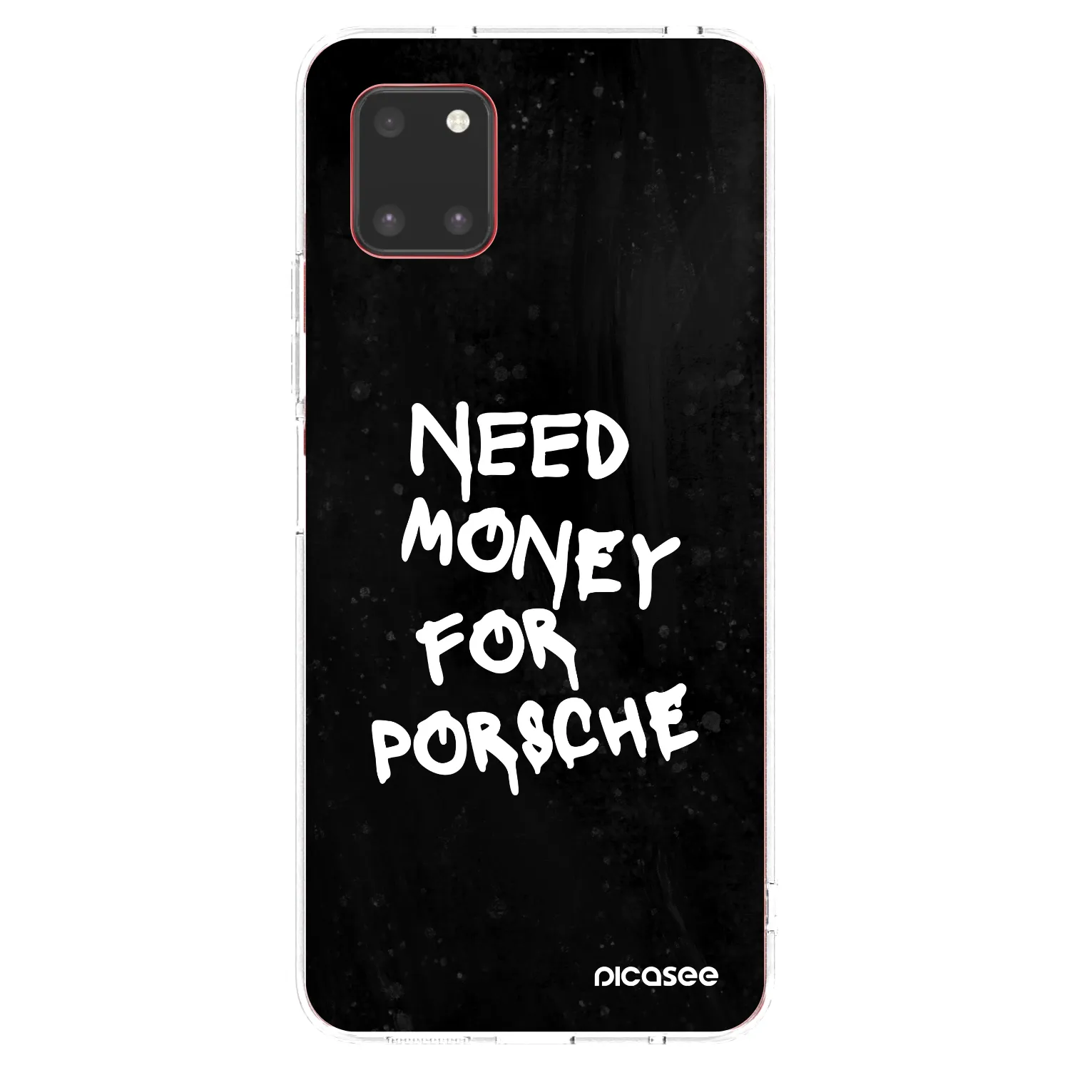 Picasee átlátszó szilikon tok az alábbi mobiltelefonokra Samsung Galaxy Note 10 Lite N770F - Black Dollar