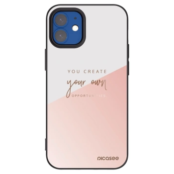 Picasee fekete szilikon tok az alábbi mobiltelefonokra Apple iPhone 12 mini - You create your own opportunities