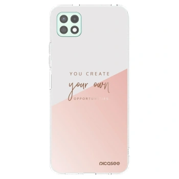 Picasee átlátszó szilikon tok az alábbi mobiltelefonokra Samsung Galaxy A22 A226B 5G - You create your own opportunities