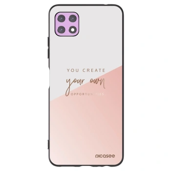 Picasee fekete szilikon tok az alábbi mobiltelefonokra Samsung Galaxy A22 A226B 5G - You create your own opportunities