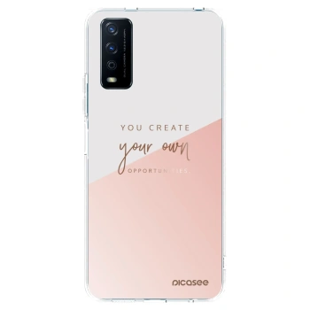 Picasee átlátszó szilikon tok az alábbi mobiltelefonokra Vivo Y11s - You create your own opportunities