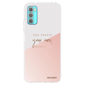 Picasee átlátszó szilikon tok az alábbi mobiltelefonokra Motorola Moto G60 - You create your own opportunities