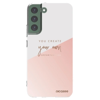 Picasee átlátszó szilikon tok az alábbi mobiltelefonokra Samsung Galaxy S22+ 5G - You create your own opportunities