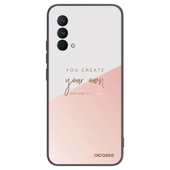 Picasee fekete szilikon tok az alábbi mobiltelefonokra Realme GT Master Edition 5G - You create your own opportunities