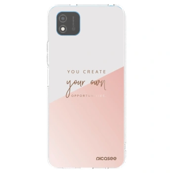 Picasee átlátszó szilikon tok az alábbi mobiltelefonokra Realme C11 (2021) - You create your own opportunities