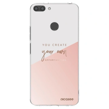 Picasee átlátszó szilikon tok az alábbi mobiltelefonokra Huawei P Smart - You create your own opportunities