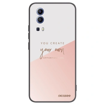 Picasee fekete szilikon tok az alábbi mobiltelefonokra Vivo Y52 5G - You create your own opportunities