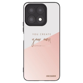 Picasee fekete szilikon tok az alábbi mobiltelefonokra Honor X8a - You create your own opportunities