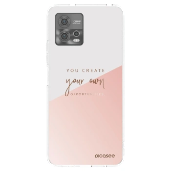 Picasee átlátszó szilikon tok az alábbi mobiltelefonokra Motorola Moto G72 - You create your own opportunities