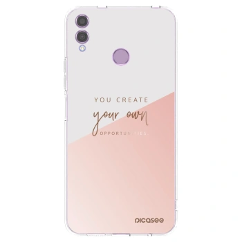 Picasee átlátszó szilikon tok az alábbi mobiltelefonokra Honor 8X - You create your own opportunities