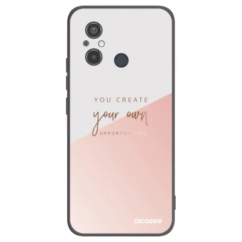 Picasee fekete szilikon tok az alábbi mobiltelefonokra Xiaomi Redmi 12C - You create your own opportunities
