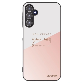 Picasee fekete szilikon tok az alábbi mobiltelefonokra Samsung Galaxy A15 A156B 5G - You create your own opportunities