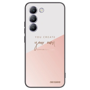 Picasee fekete szilikon tok az alábbi mobiltelefonokra Vivo V40 SE 5G - You create your own opportunities