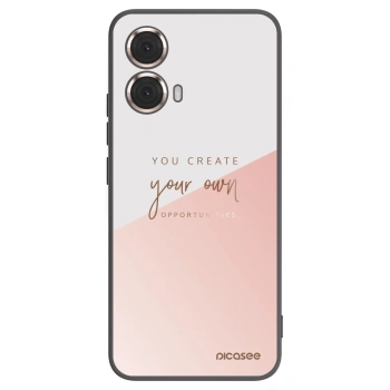 Picasee fekete szilikon tok az alábbi mobiltelefonokra Motorola Moto G85 - You create your own opportunities