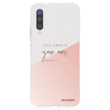 Picasee átlátszó szilikon tok az alábbi mobiltelefonokra Xiaomi Mi 9 - You create your own opportunities