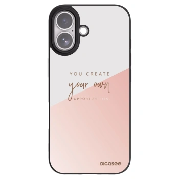 Picasee fekete szilikon tok az alábbi mobiltelefonokra Apple iPhone 17 - You create your own opportunities