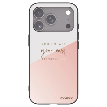 Picasee fekete szilikon tok az alábbi mobiltelefonokra Apple iPhone 17 Pro - You create your own opportunities