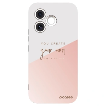 Picasee fekete szilikon tok az alábbi mobiltelefonokra Honor 600 Lite - You create your own opportunities