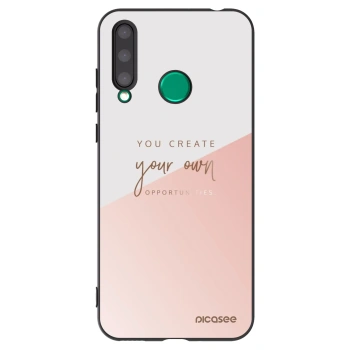 Picasee fekete szilikon tok az alábbi mobiltelefonokra Honor 20 Lite - You create your own opportunities