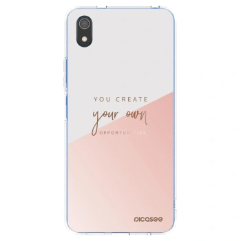 Picasee átlátszó szilikon tok az alábbi mobiltelefonokra Xiaomi Redmi 7A - You create your own opportunities