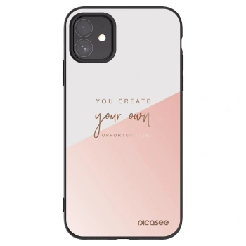 Picasee fekete szilikon tok az alábbi mobiltelefonokra Apple iPhone 11 - You create your own opportunities