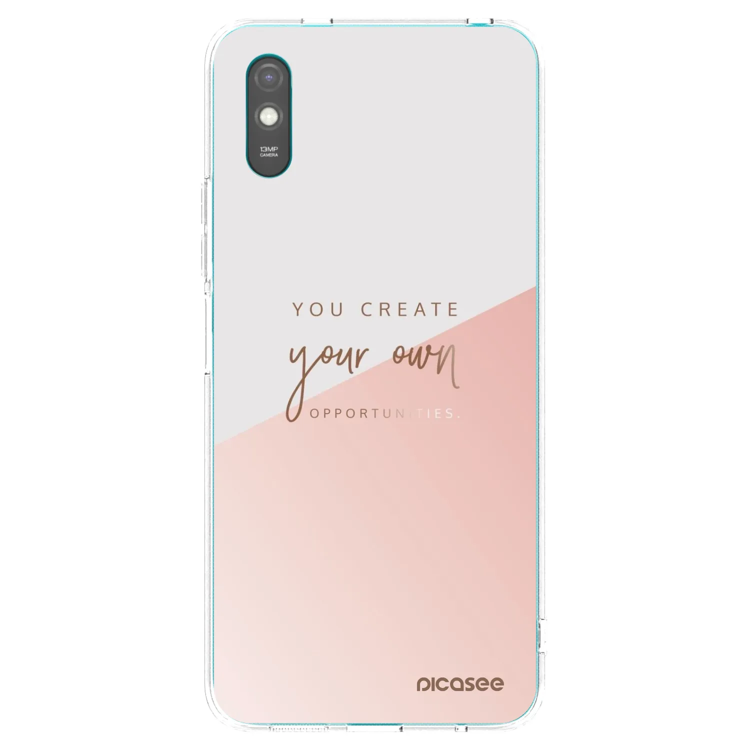 Picasee átlátszó szilikon tok az alábbi mobiltelefonokra Xiaomi Redmi 9A - You create your own opportunities