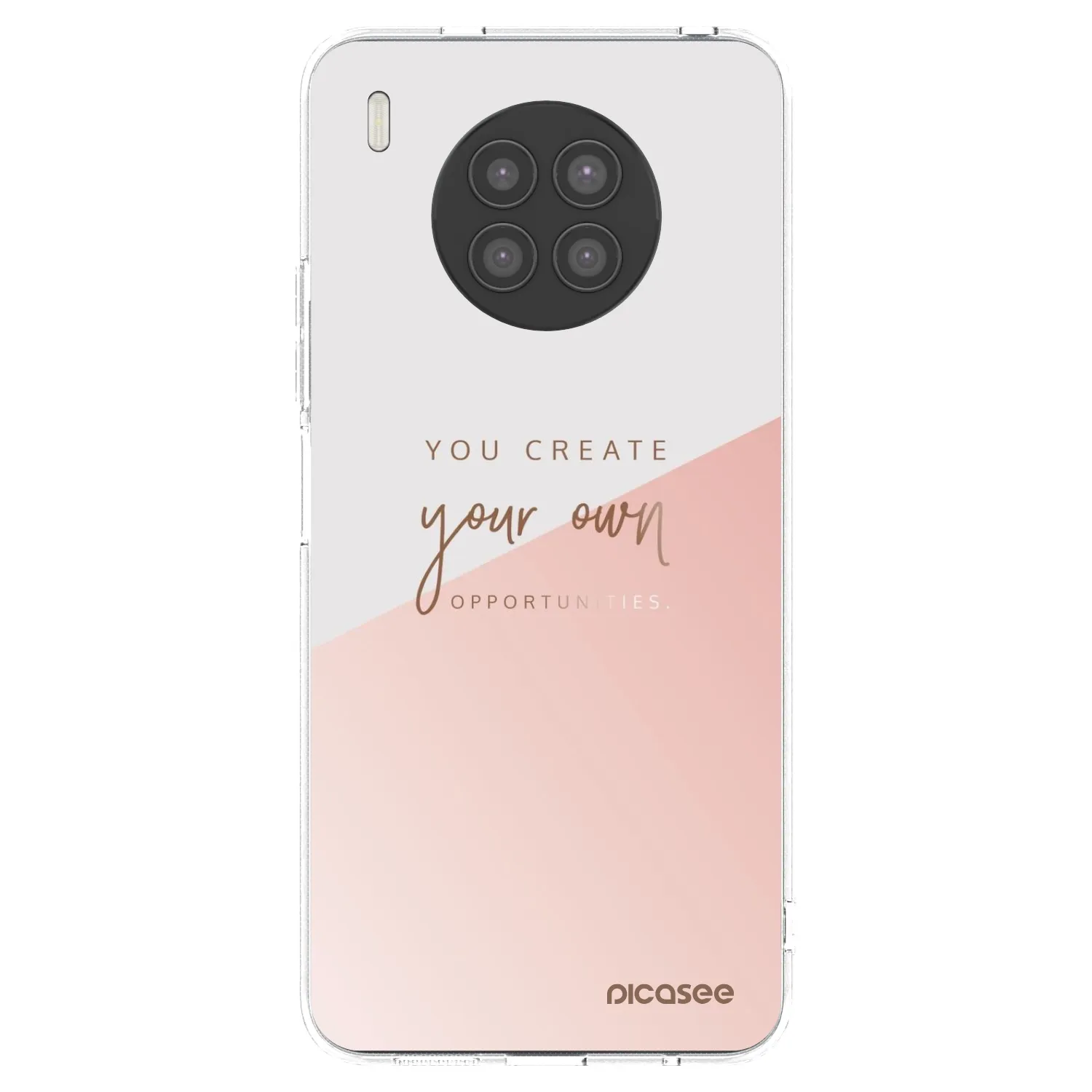 Picasee átlátszó szilikon tok az alábbi mobiltelefonokra Huawei Nova 8i - You create your own opportunities