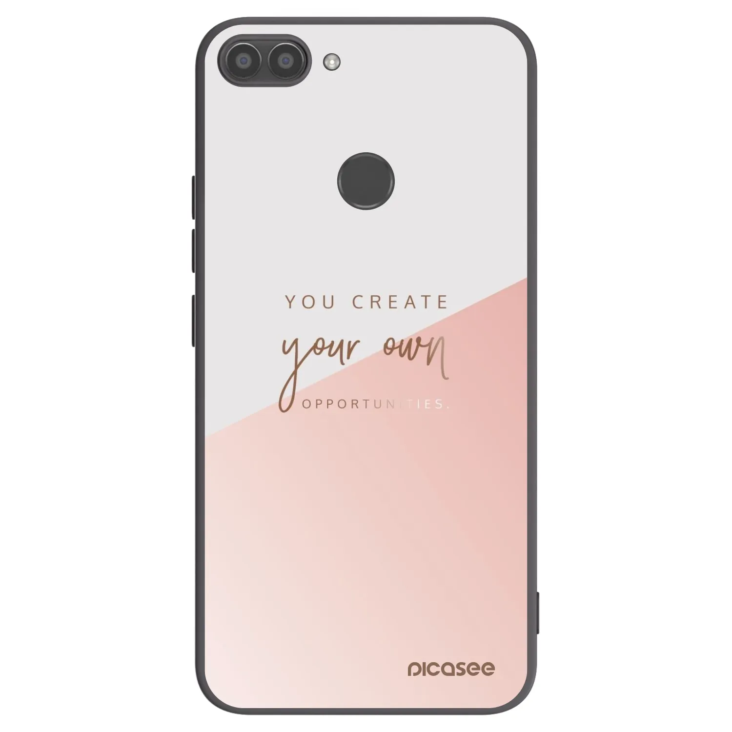 Picasee fekete szilikon tok az alábbi mobiltelefonokra Huawei P Smart - You create your own opportunities