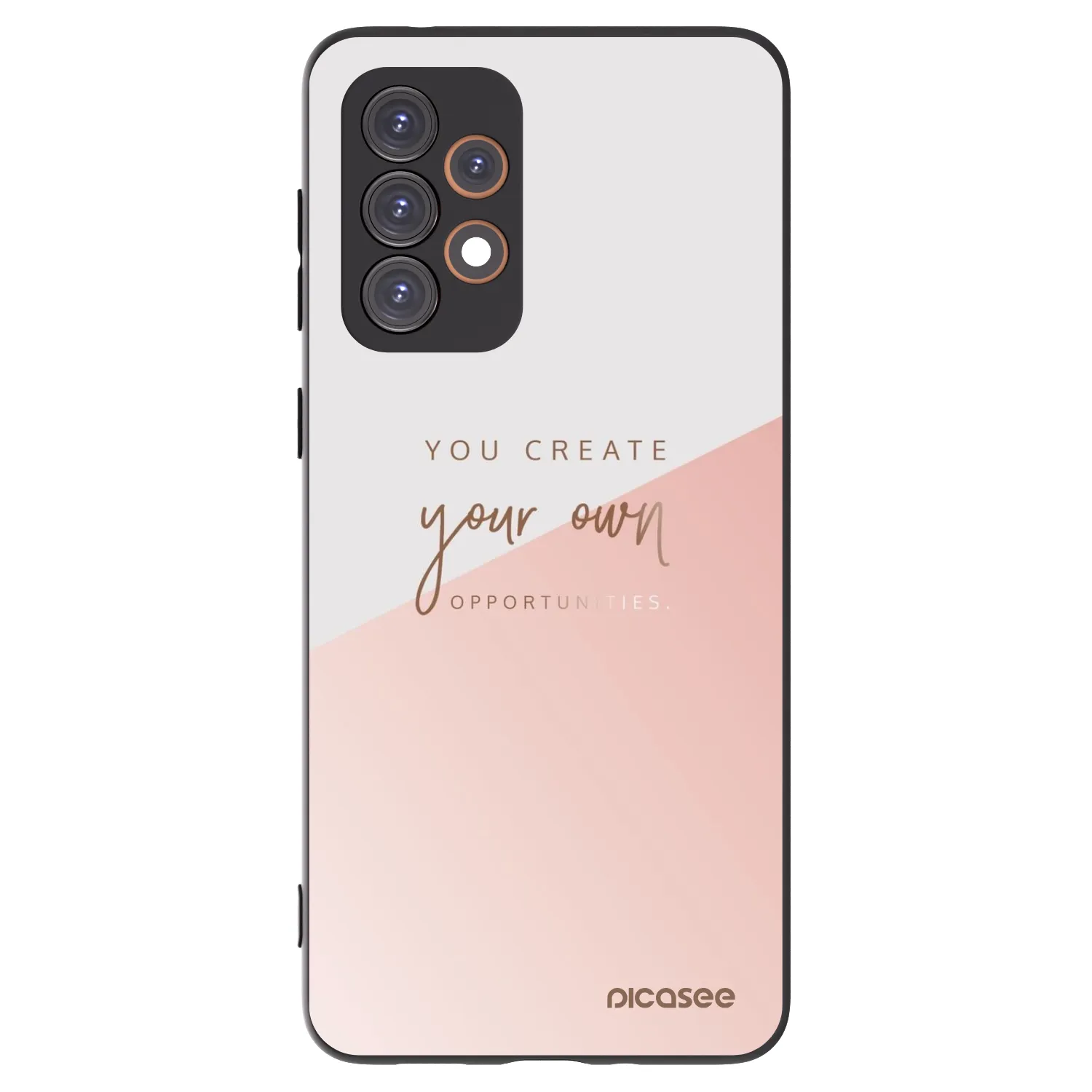 Picasee fekete szilikon tok az alábbi mobiltelefonokra Samsung Galaxy A33 5G A336 - You create your own opportunities