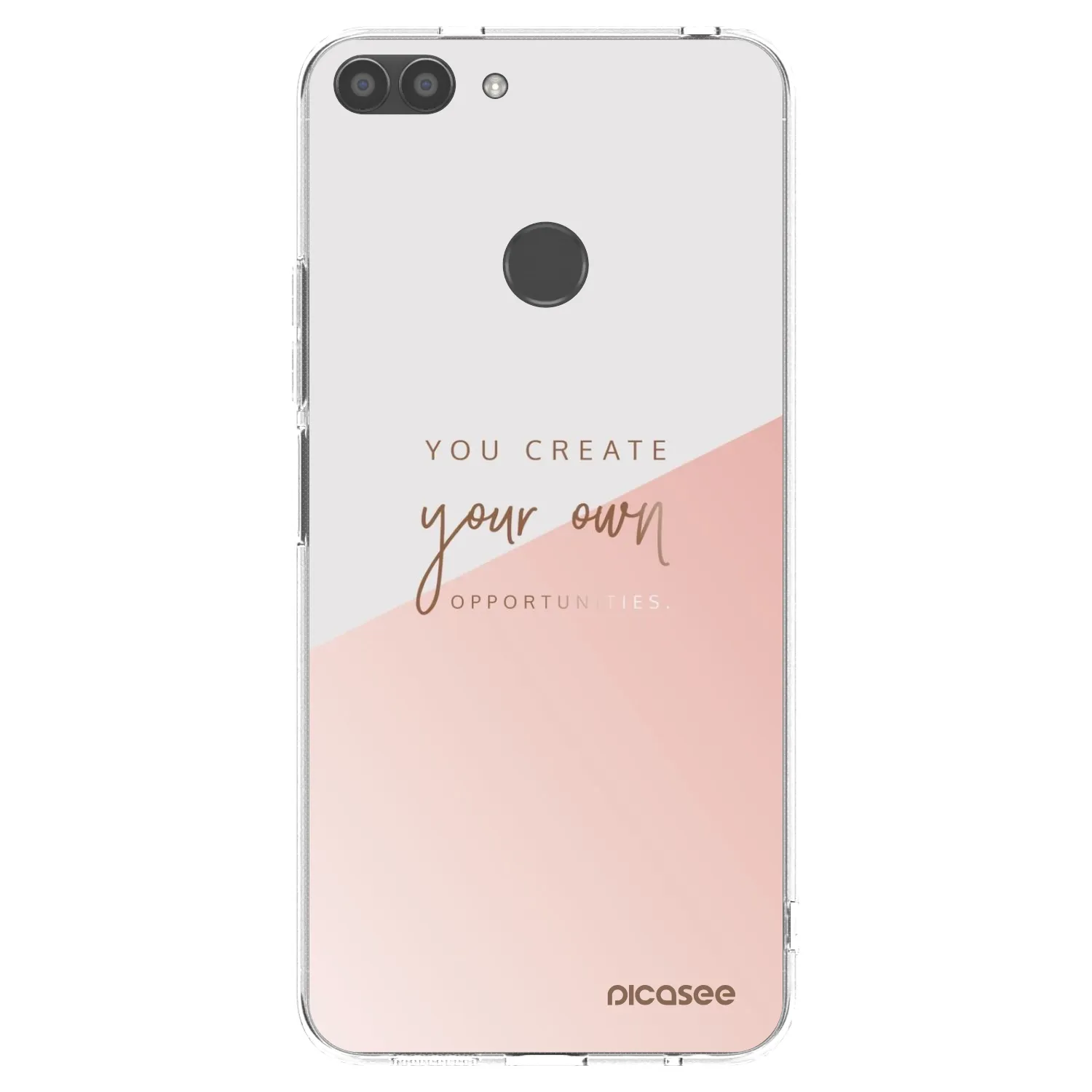 Picasee átlátszó szilikon tok az alábbi mobiltelefonokra Huawei P Smart - You create your own opportunities