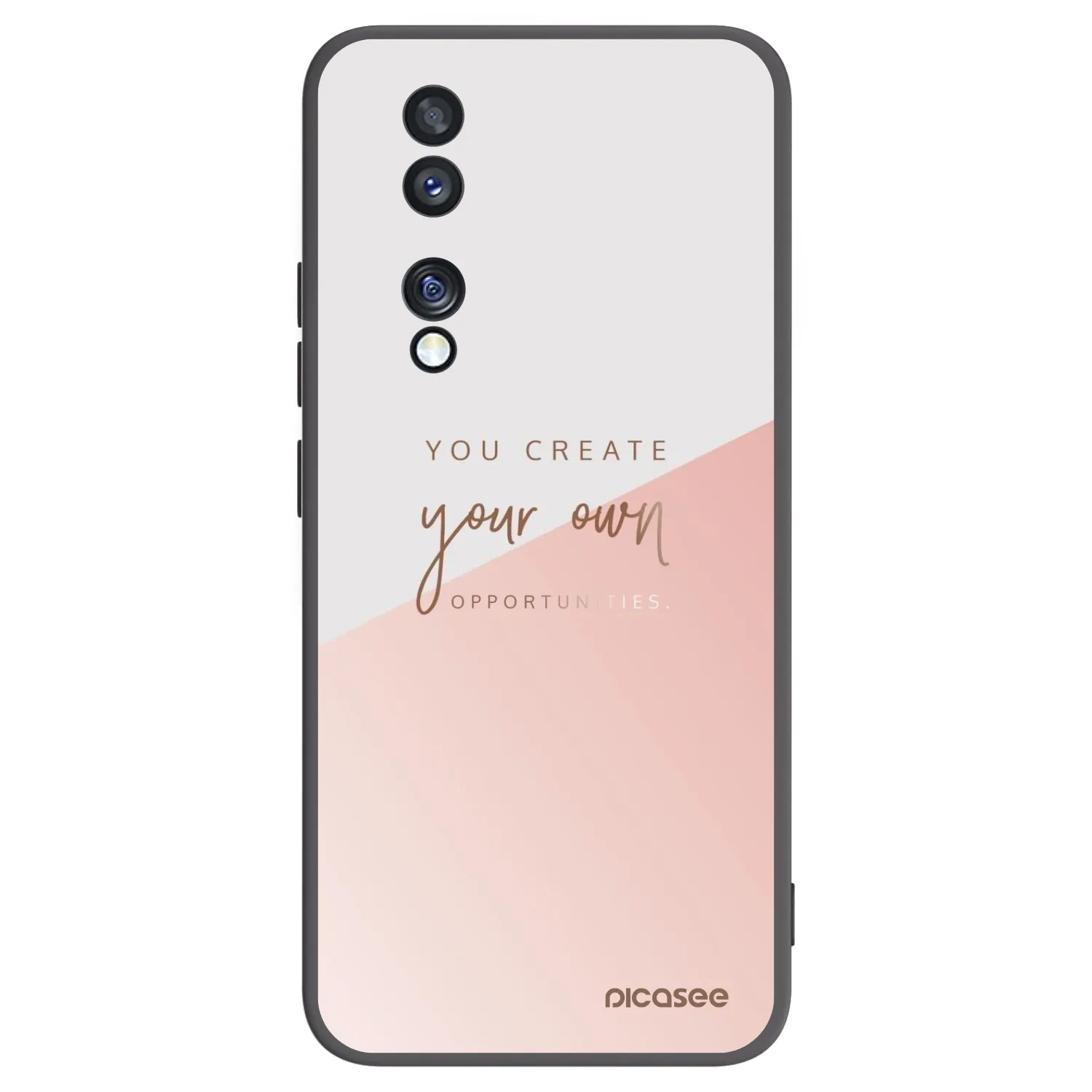 Picasee fekete szilikon tok az alábbi mobiltelefonokra Honor 70 - You create your own opportunities