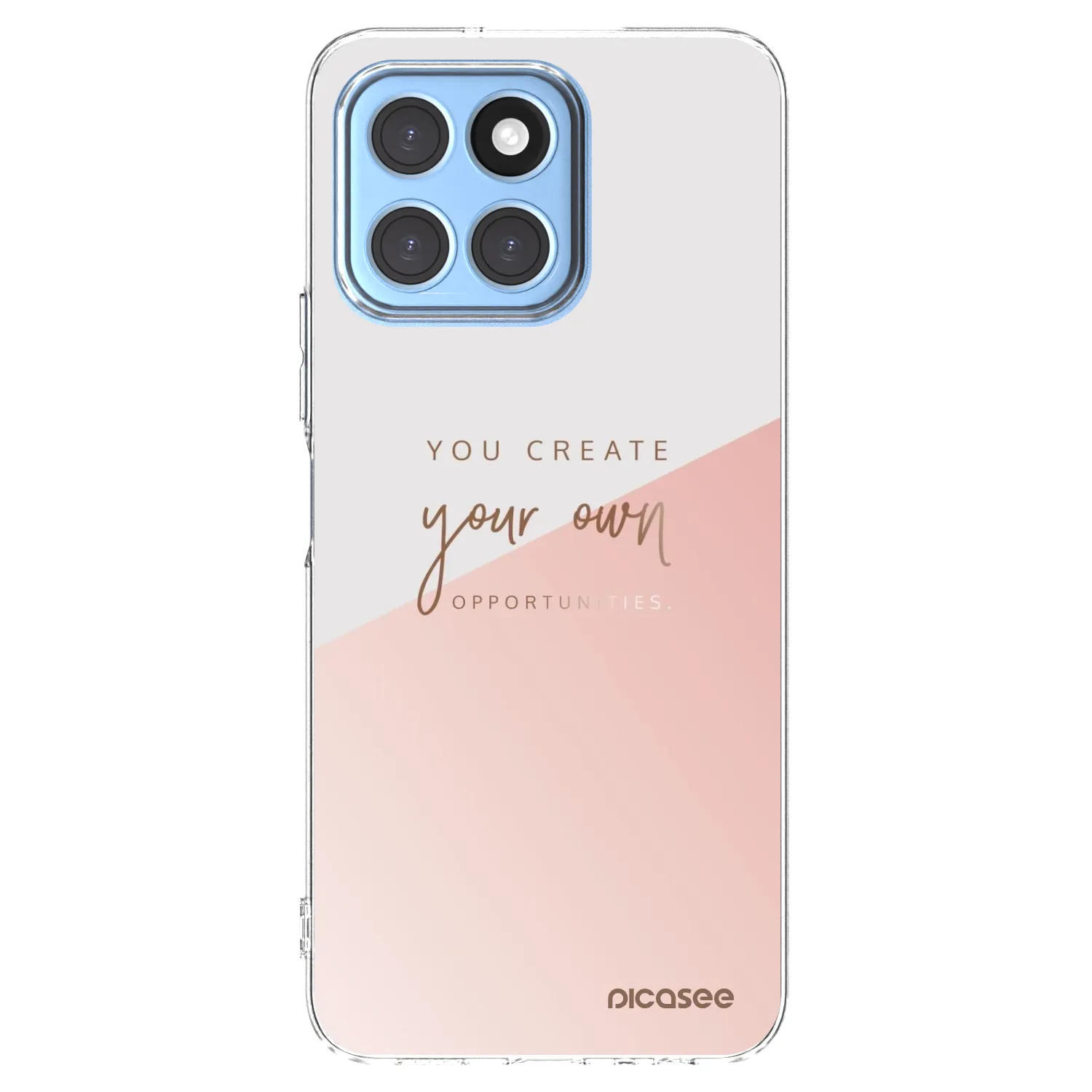 Picasee átlátszó szilikon tok az alábbi mobiltelefonokra Honor X8 5G - You create your own opportunities