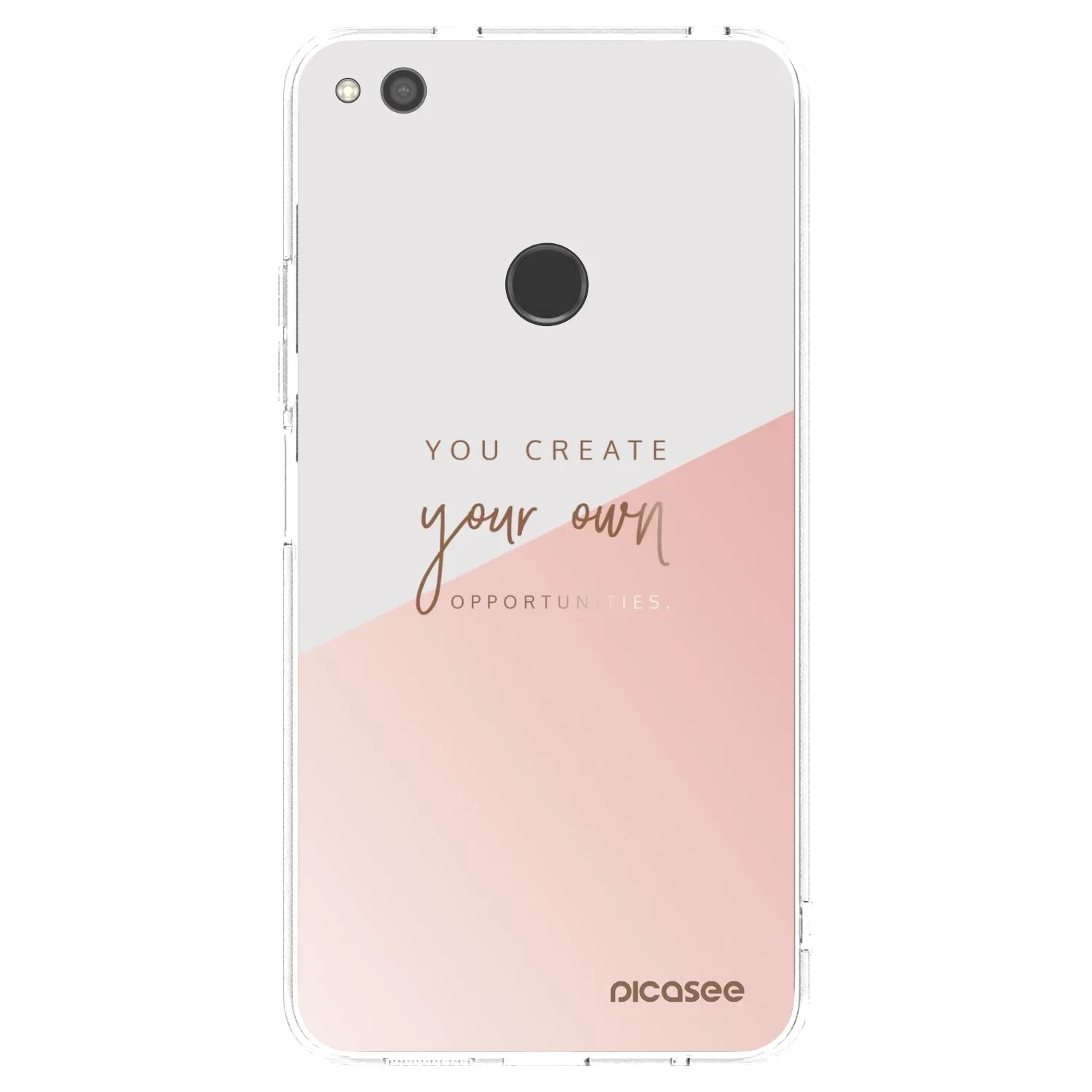 Picasee átlátszó szilikon tok az alábbi mobiltelefonokra Huawei P9 Lite 2017 - You create your own opportunities