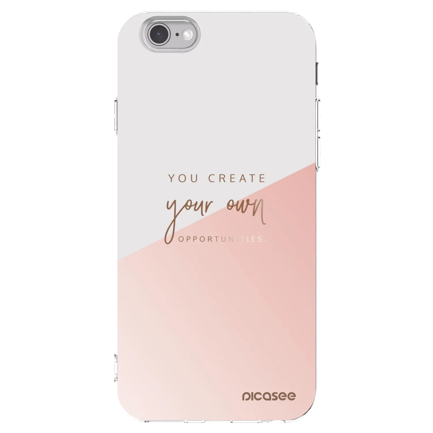 Picasee átlátszó szilikon tok az alábbi mobiltelefonokra Apple iPhone 6/6S - You create your own opportunities