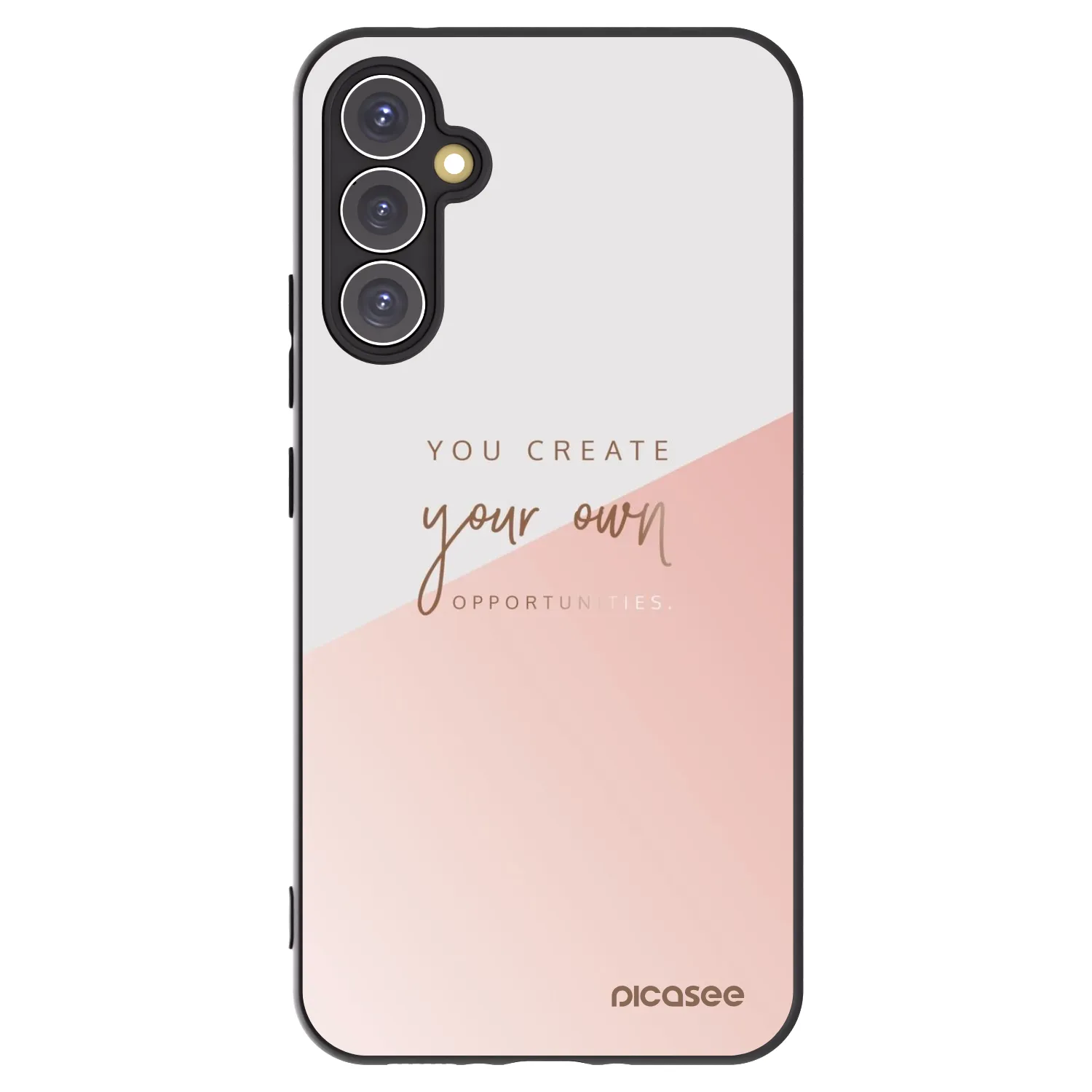 Picasee fekete szilikon tok az alábbi mobiltelefonokra Samsung Galaxy A34 5G A346B - You create your own opportunities
