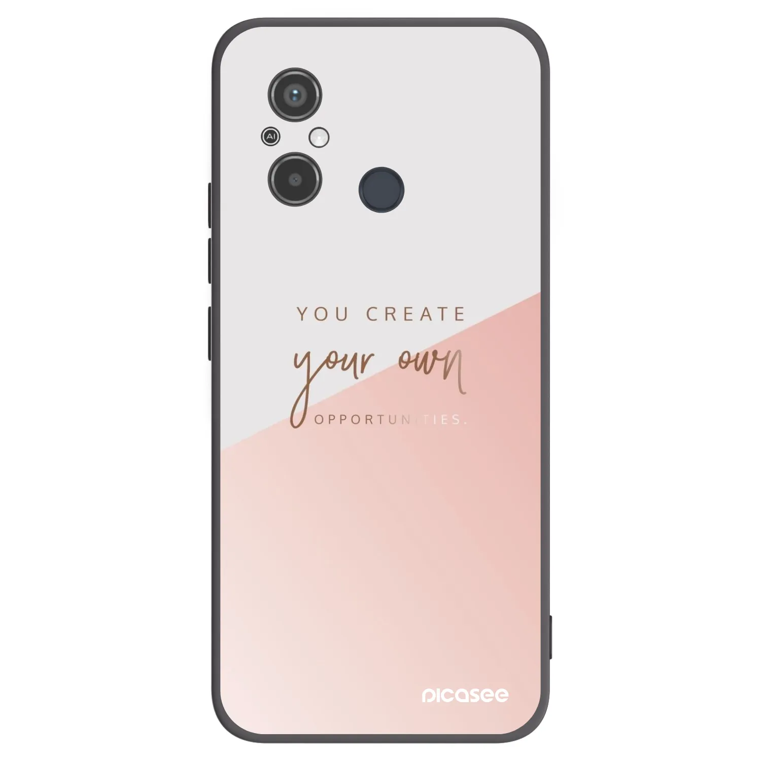Picasee fekete szilikon tok az alábbi mobiltelefonokra Xiaomi Redmi 12C - You create your own opportunities
