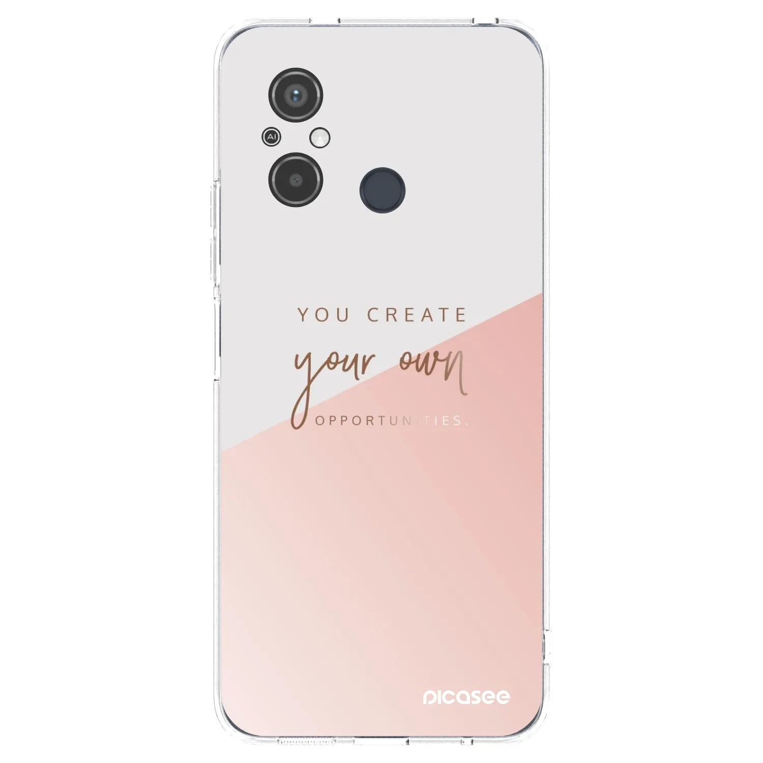 Picasee átlátszó szilikon tok az alábbi mobiltelefonokra Xiaomi Redmi 12C - You create your own opportunities