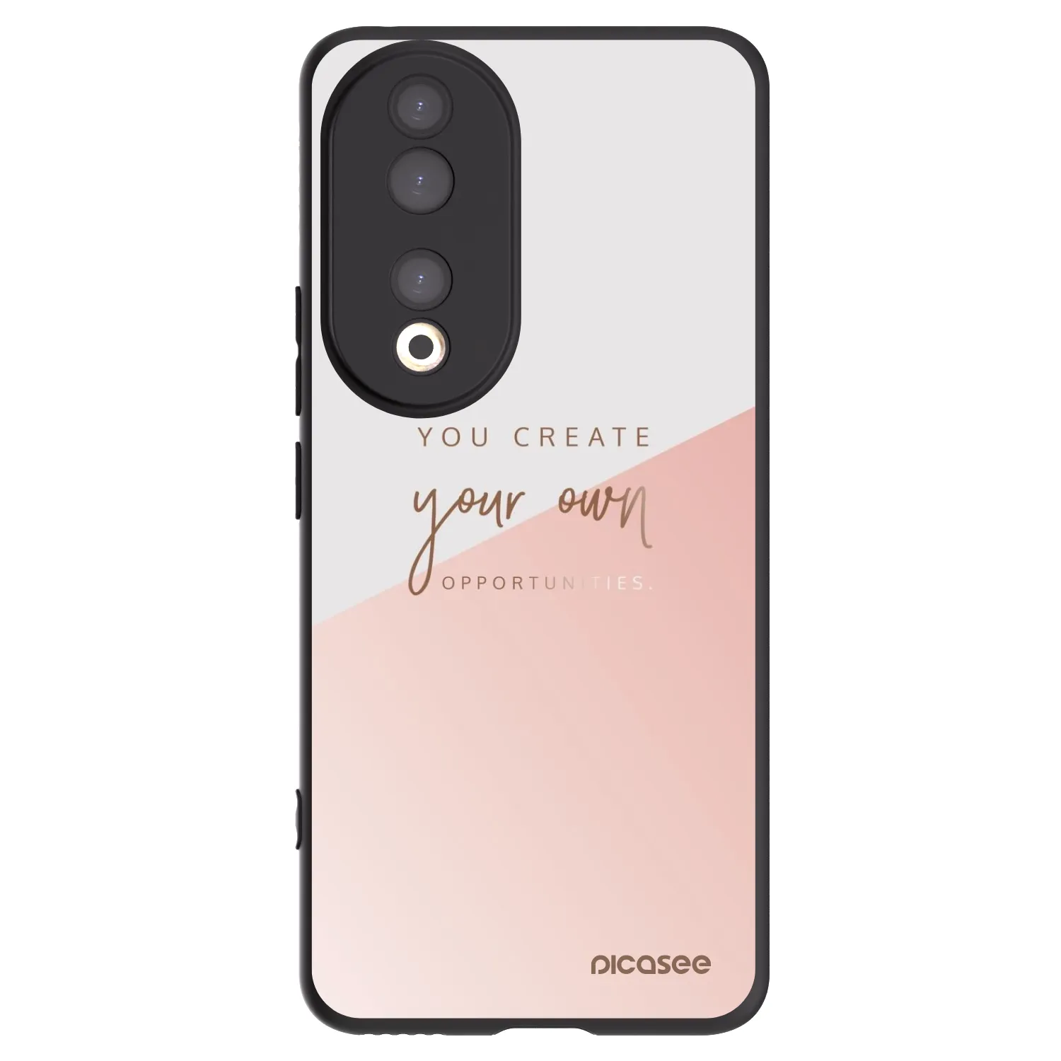 Picasee fekete szilikon tok az alábbi mobiltelefonokra Honor 90 5G - You create your own opportunities