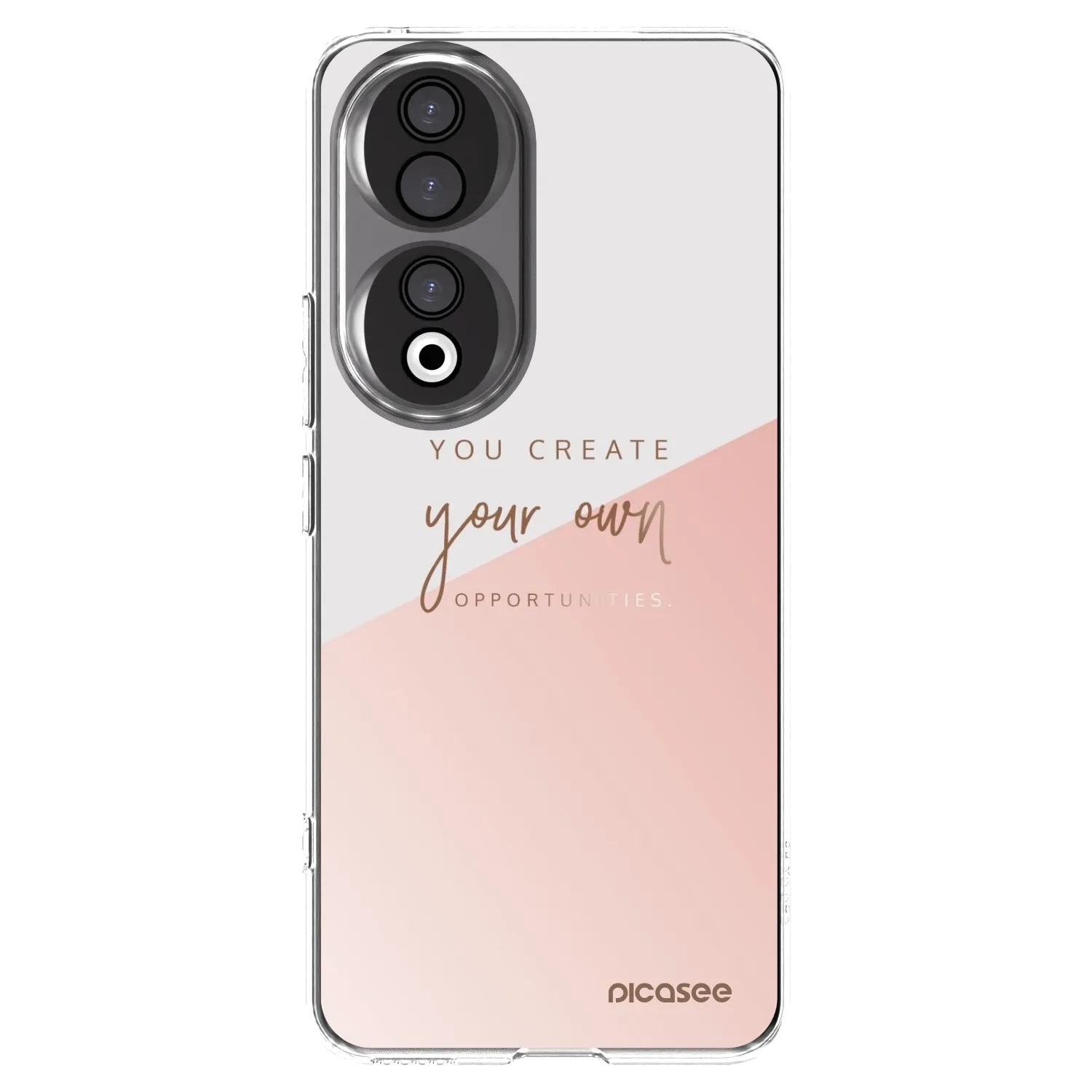 Picasee átlátszó szilikon tok az alábbi mobiltelefonokra Honor 90 5G - You create your own opportunities