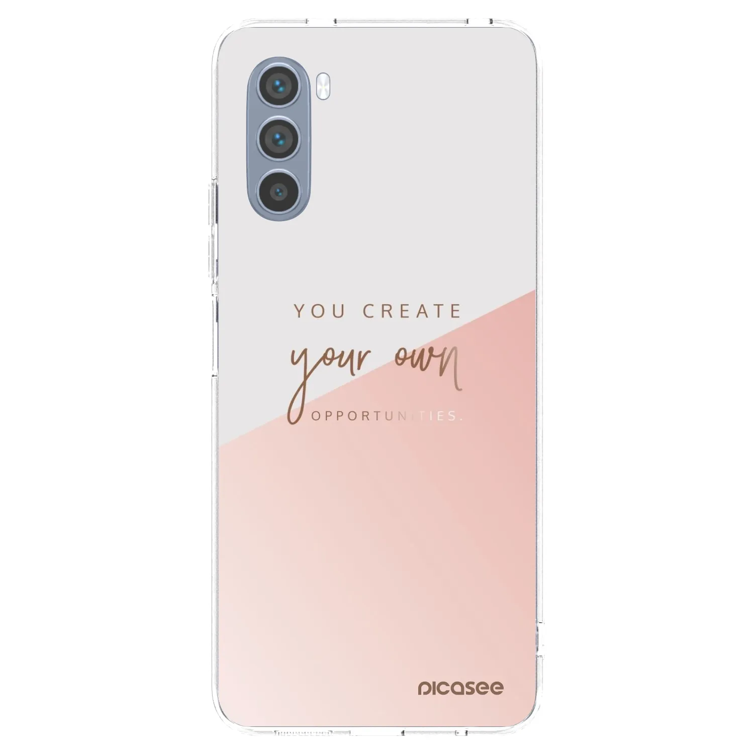 Picasee átlátszó szilikon tok az alábbi mobiltelefonokra Motorola Moto G62 - You create your own opportunities
