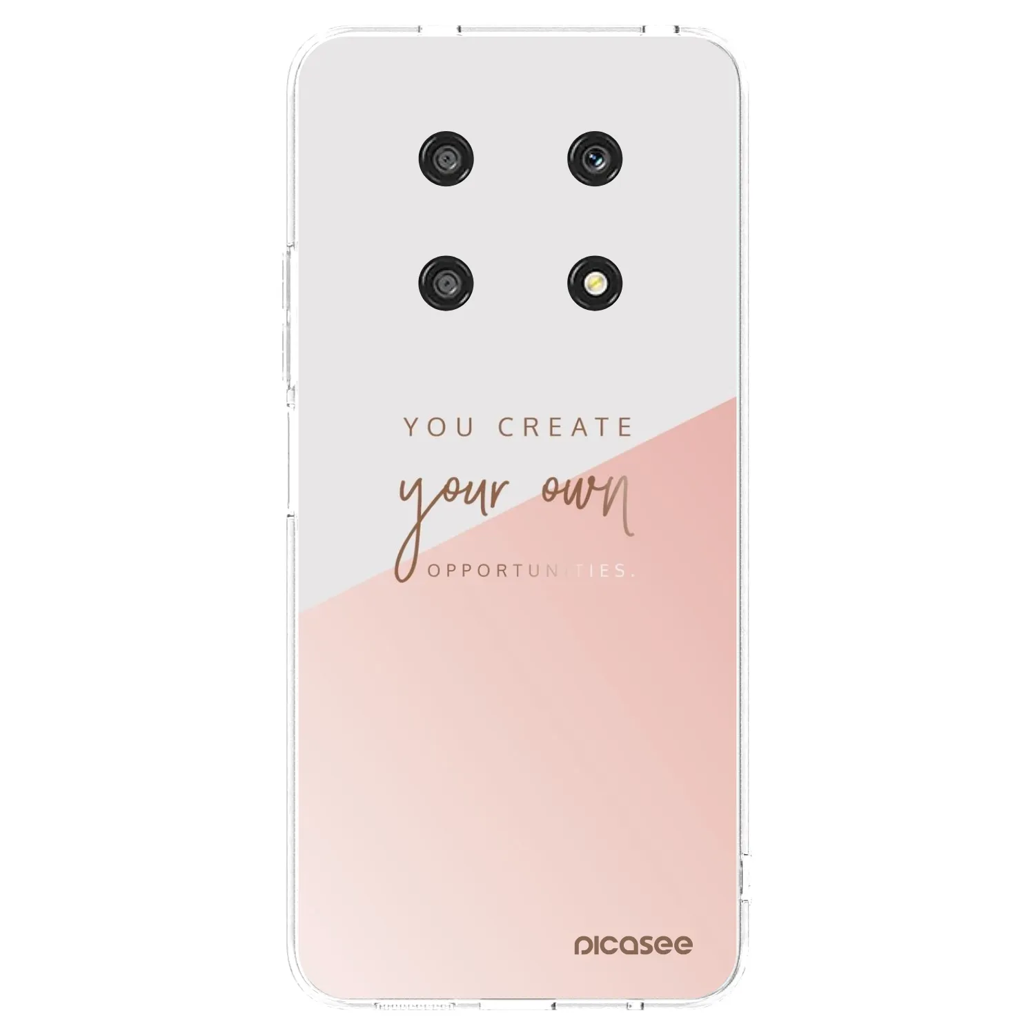 Picasee átlátszó szilikon tok az alábbi mobiltelefonokra Honor Magic4 Lite 5G - You create your own opportunities