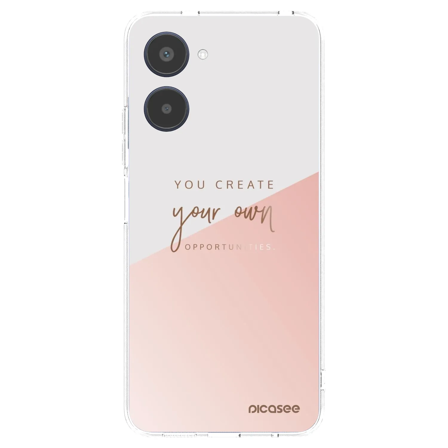 Picasee átlátszó szilikon tok az alábbi mobiltelefonokra Realme 10 4G - You create your own opportunities