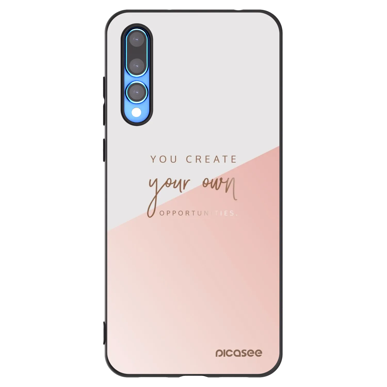 Picasee fekete szilikon tok az alábbi mobiltelefonokra Huawei P20 Pro - You create your own opportunities
