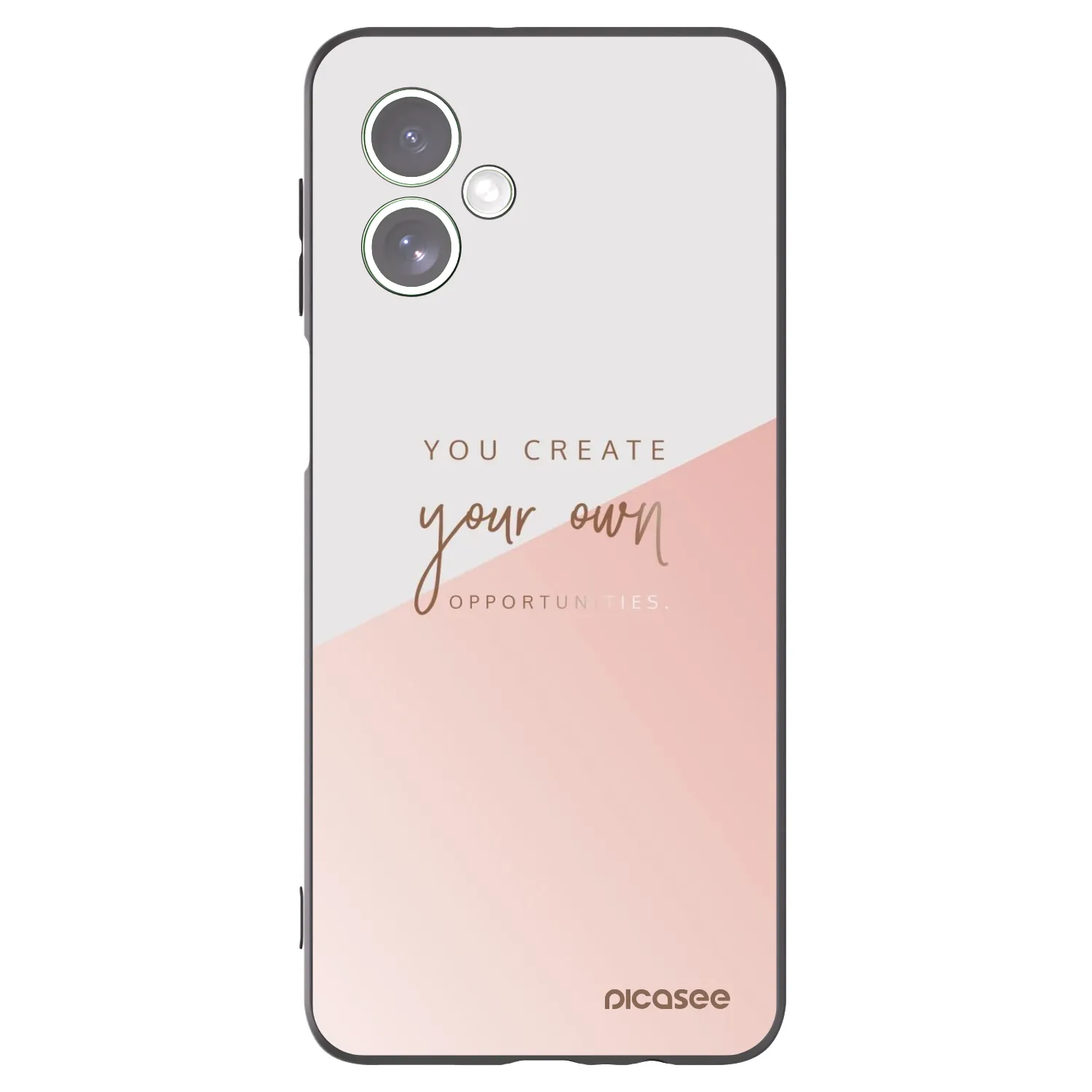 Picasee fekete szilikon tok az alábbi mobiltelefonokra Motorola Moto G54 5G - You create your own opportunities