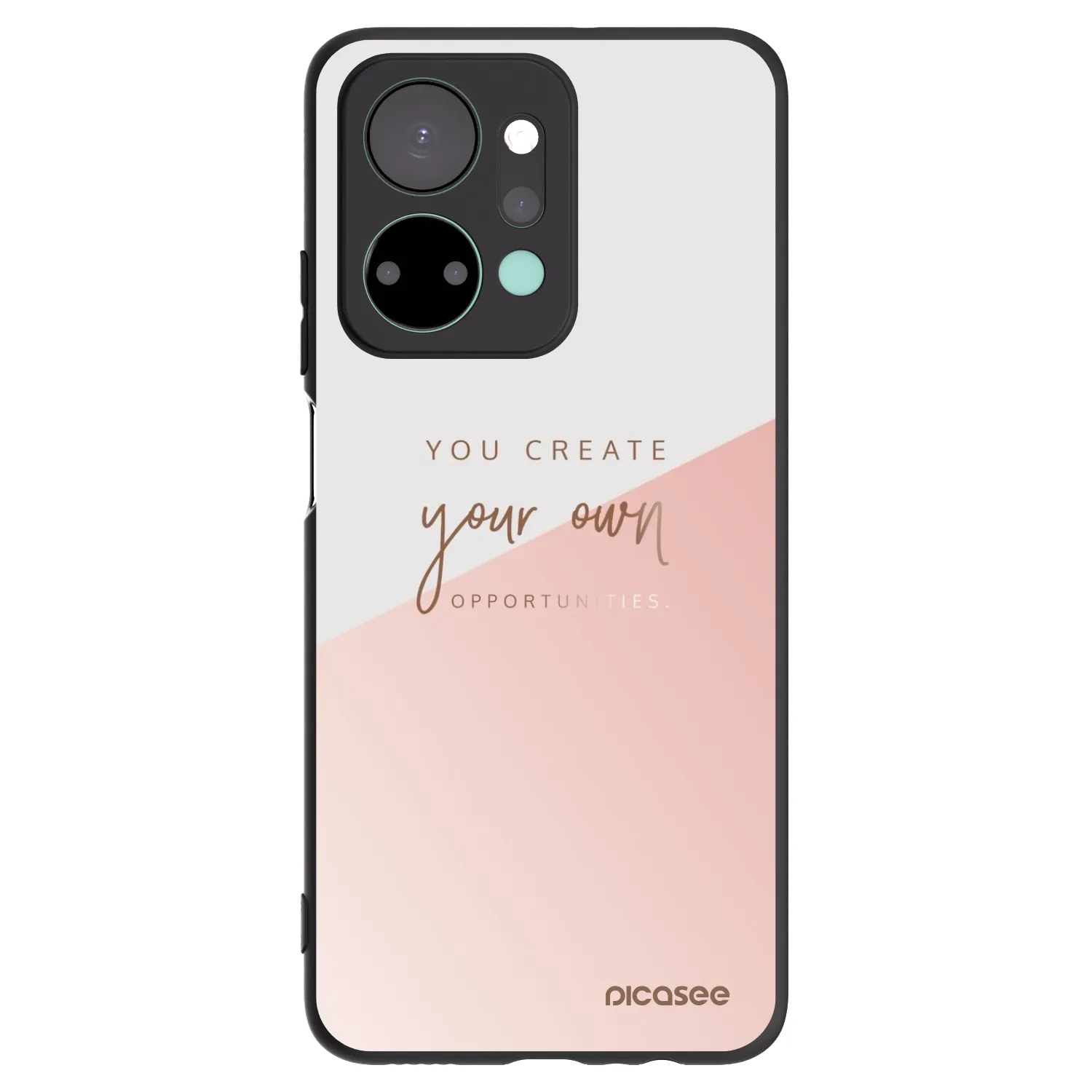 Picasee fekete szilikon tok az alábbi mobiltelefonokra Honor X7a - You create your own opportunities