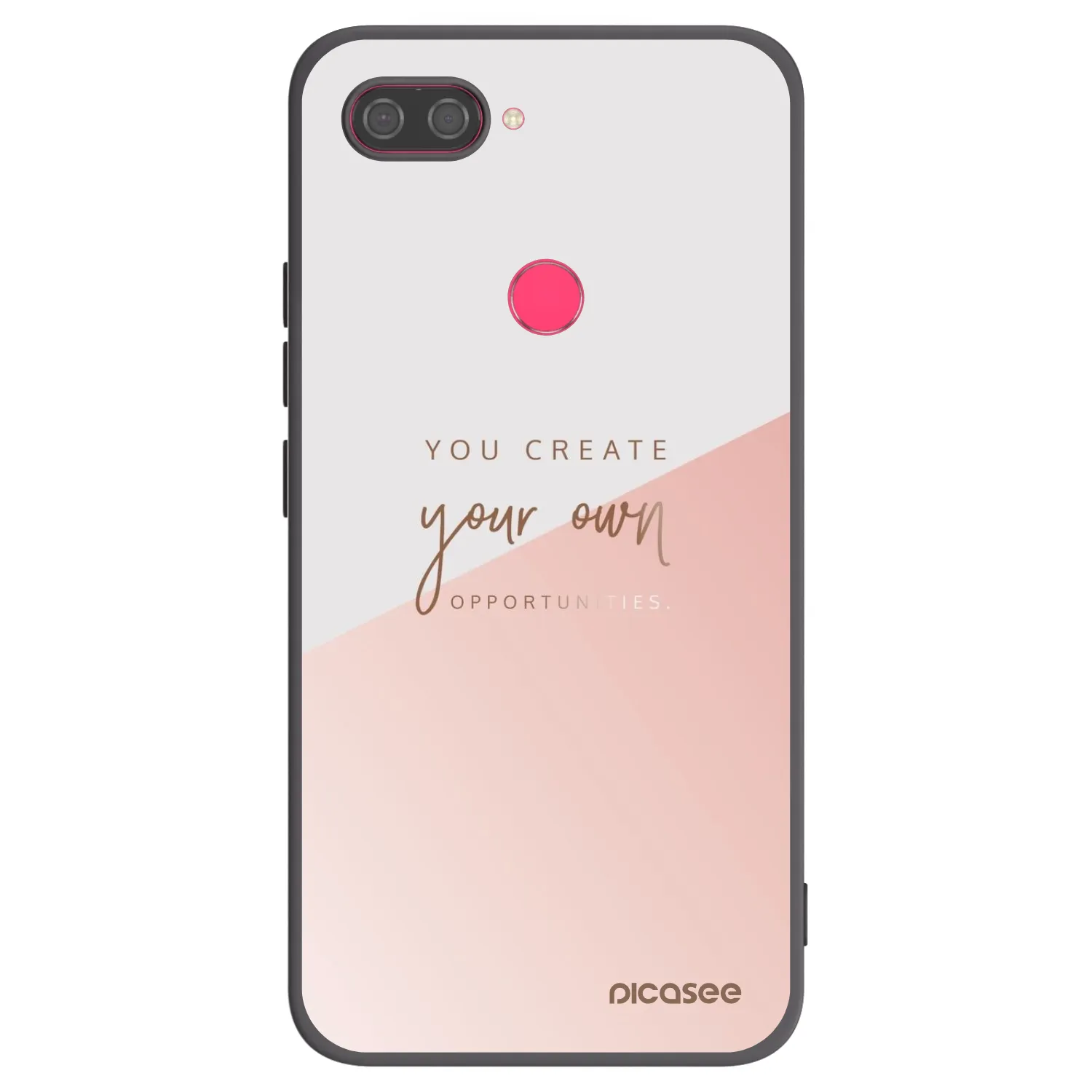Picasee fekete szilikon tok az alábbi mobiltelefonokra Xiaomi Mi 8 Lite - You create your own opportunities