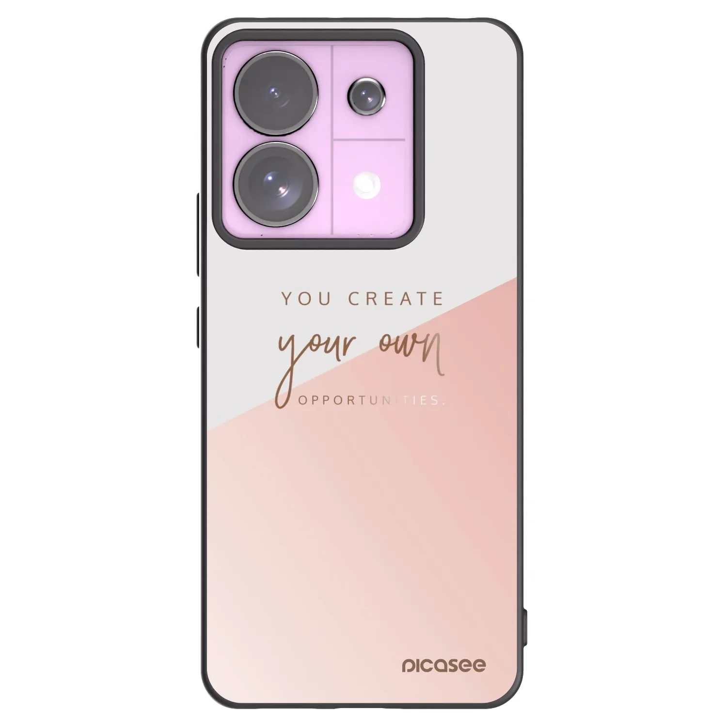 Picasee fekete szilikon tok az alábbi mobiltelefonokra Xiaomi Redmi Note 13 Pro 5G - You create your own opportunities