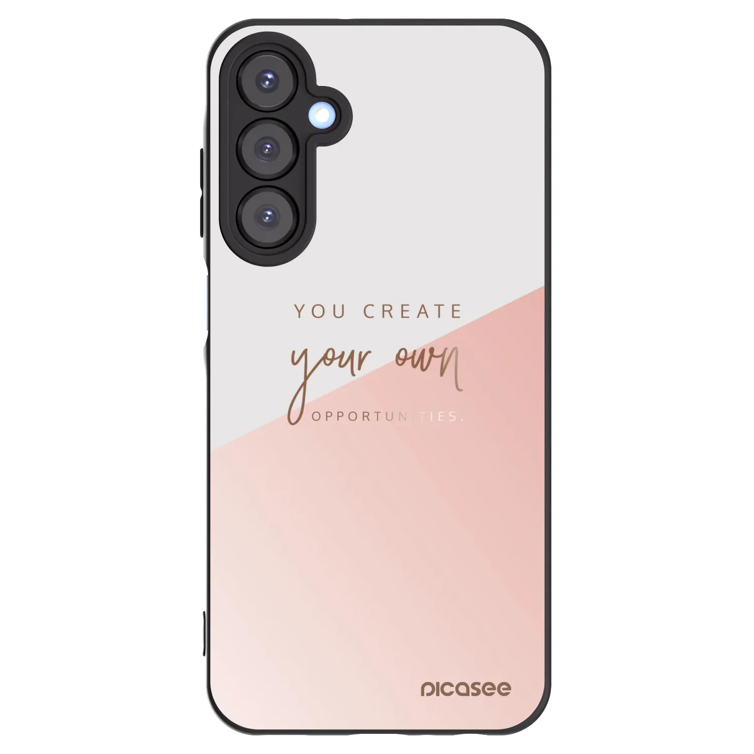 Picasee fekete szilikon tok az alábbi mobiltelefonokra Samsung Galaxy A25 A256B 5G - You create your own opportunities